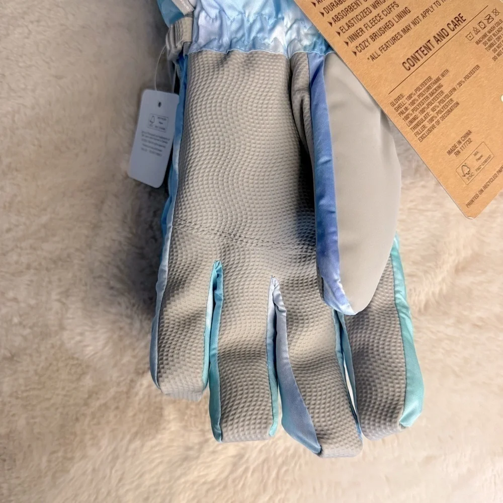 NWT ZeroXposur girls size M/L blue ombré gloves
